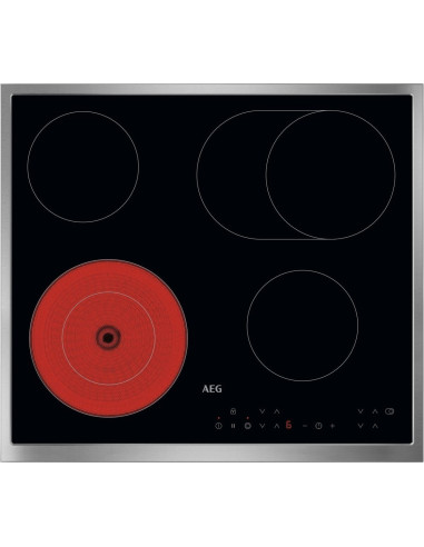 Aeg Tn64Ra06Xb Czarny Wbudowany 60 Cm Ceramiczna 4 Stref(Y)