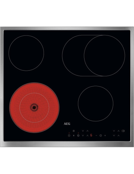 Aeg Tn64Ra06Xb Czarny Wbudowany 60 Cm Ceramiczna 4 Stref(Y)