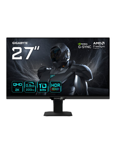 Gigabyte G27Q20T Monitor Komputerowy 68,6 Cm (27") 2560 X 1440 Px Quad Hd Led Czarny