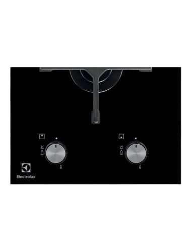 Electrolux Egc3322Nvk Płyta Kuchenna Czarny Wbudowany Gaz 2 Stref(Y)