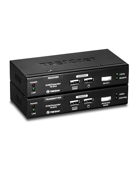 Zestaw Rozszerzeń Trendnet Kvm Usb Zwiększony Zasięg Do 100 M