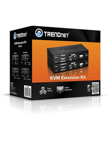 Zestaw Rozszerzeń Trendnet Kvm Usb Zwiększony Zasięg Do 100 M