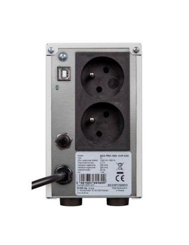 Ever Eco Pro 700 Technologia Line-Interactive 0,7 Kva 420 W 2 X Gniazdo Sieciowe