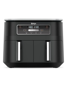 Ninja Af200Eu Frytkownica Podwójny 7,6 L Autonomiczny 2400 W Frytkownica Na Gorące Powietrze Czarny