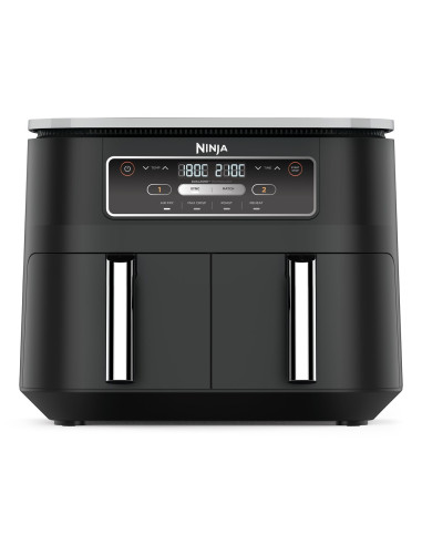 Ninja Af200Eu Frytkownica Podwójny 7,6 L Autonomiczny 2400 W Frytkownica Na Gorące Powietrze Czarny