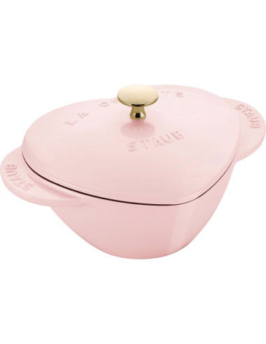 Staub Special Cocotte Garnek Żeliwny Serce 1.75 Ltr, Różowy