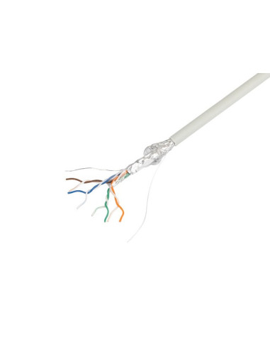 Kabel Lan Sftp Kat.5E 305M Drut Cu Lszh Szary Cpr + Fluke Passed Lanberg