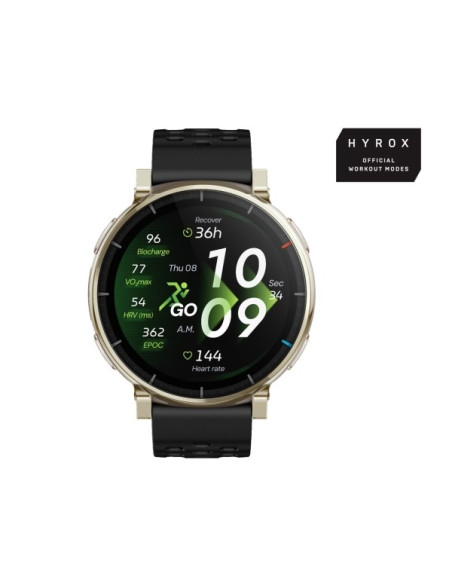 Amazfit Active 3 3,35 Cm (1.32") Amoled Cyfrowy 466 X 466 Px Ekran Dotykowy Złoto Gps