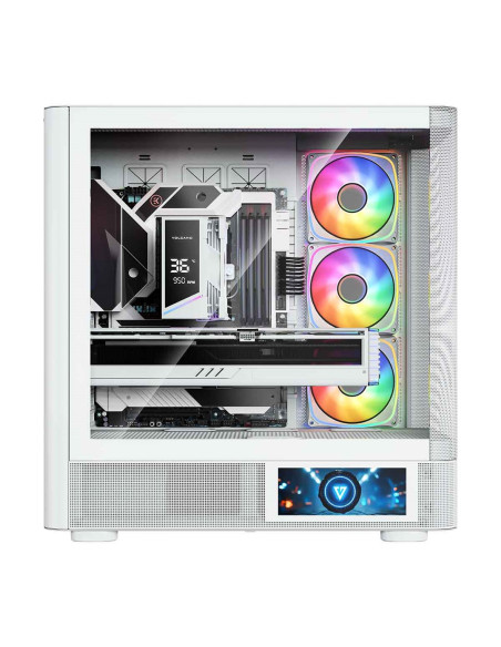 Modecom Obudowa Volcano Aq400 Argb Midi Biała