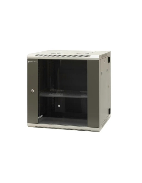 Emiternet Szafa Wisząca Dzielona 19" 12U, Drzwi Blacha/Szkło, 600×550×635Mm Szer./Gł./Wys.