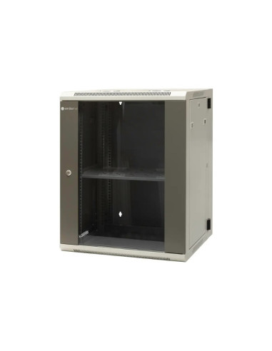 Emiternet Szafa Wisząca Dzielona 19" 15U, Drzwi Blacha/Szkło, 600×550×770Mm Szer./Gł./Wys.
