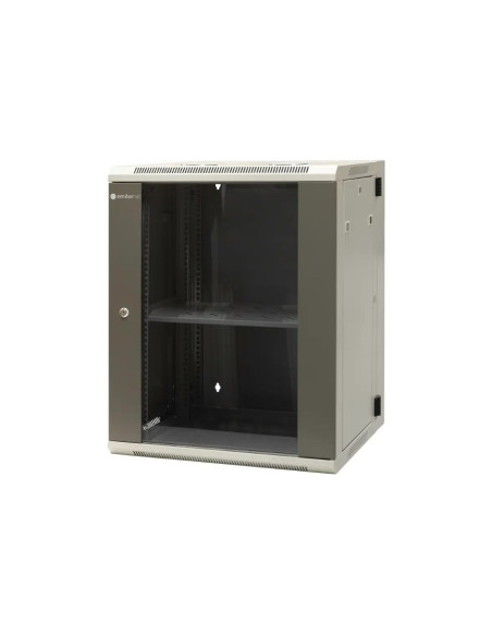 Emiternet Szafa Wisząca Dzielona 19" 15U, Drzwi Blacha/Szkło, 600×550×770Mm Szer./Gł./Wys.