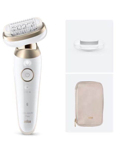 Braun Silk-Épil 9 Silk·épil 9 Flex 40 Pęset(Y) Złoto, Biały