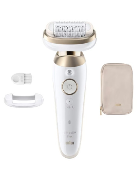 Braun Silk-Épil 9 Silk·épil 9 Flex 40 Pęset(Y) Złoto, Biały
