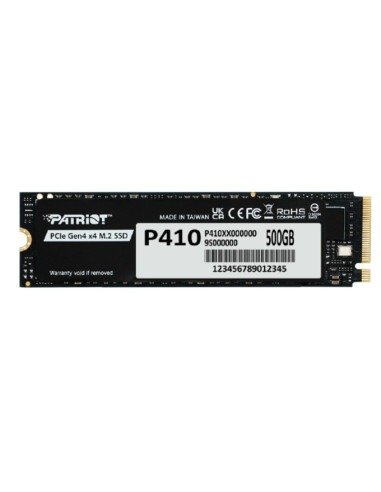 Dysk Ssd Patriot Viper P410 M.2 Pci-Ex4 Nvme 1.4 500Gb 5Gb/S (P410P500Gm28H)