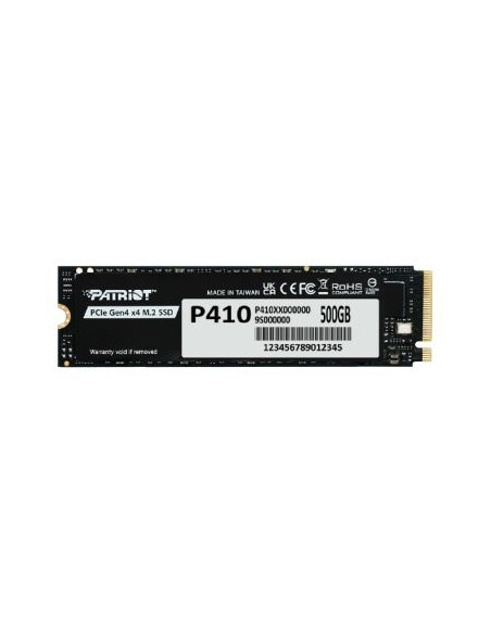 Dysk Ssd Patriot Viper P410 M.2 Pci-Ex4 Nvme 1.4 500Gb 5Gb/S (P410P500Gm28H)
