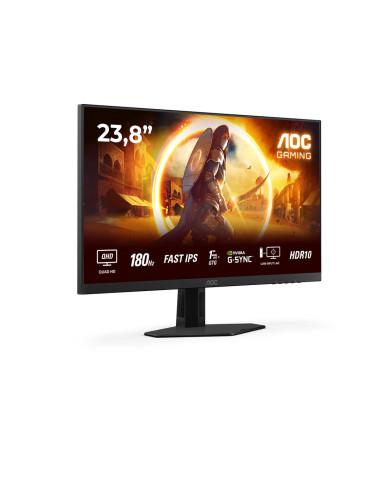 Aoc G4 Q24G4Re Monitor Komputerowy 60,5 Cm (23.8") 2560 X 1440 Px Quad Hd Led Czarny, Czerwony