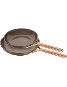 Zwilling Milano Zestaw 2 Patelni Brązowy