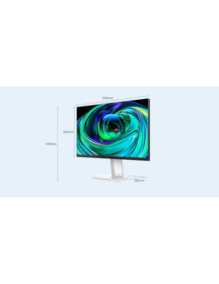 Tcl 25G54 Monitor Komputerowy 63,5 Cm (25") 1920 X 1080 Px Full Hd Qled Biały