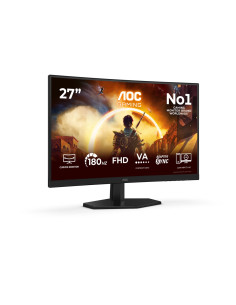 Aoc G4 27" Ips Fhd 180Hz Monitor Komputerowy 68,6 Cm (27") 1920 X 1080 Px Full Hd Lcd Czarny, Czerwony