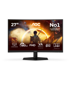 Aoc G4 27" Ips Fhd 180Hz Monitor Komputerowy 68,6 Cm (27") 1920 X 1080 Px Full Hd Lcd Czarny, Czerwony 2