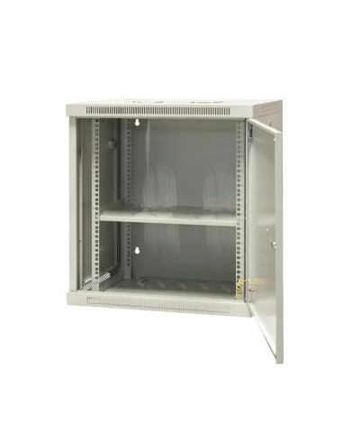 Emiternet Szafa Wisząca Niedzielona 19'' 12U, Drzwi Całe Z Blachy, 600×450×635Mm Szer./Gł./Wys.
