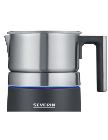 Severin Spuma 700 Plus Automatyczny Spieniacz/Podgrzewacz Do Mleka Czarny, Stal Nierdzewna