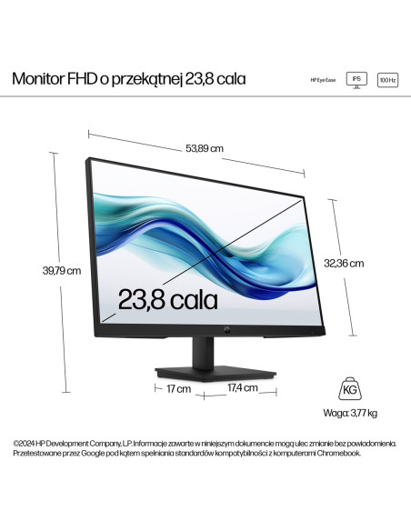 Hp Series 3 Pro Monitor Fhd 23,8” Seria 3 Pro – 324Pf