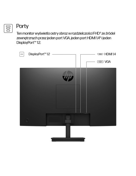 Hp Series 3 Pro Monitor Fhd 23,8” Seria 3 Pro – 324Pf