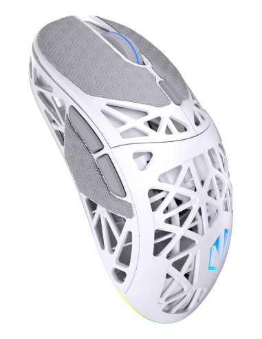 Endorfy Liv Plus Wireless Onyx White Myszka Gaming Oburęczny Bluetooth Optyczny 26000 Dpi