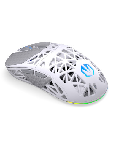 Endorfy Liv Plus Wireless Onyx White Myszka Gaming Oburęczny Bluetooth Optyczny 26000 Dpi