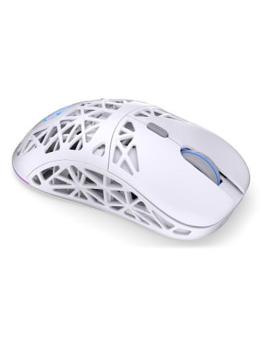 Endorfy Liv Plus Wireless Onyx White Myszka Gaming Oburęczny Bluetooth Optyczny 26000 Dpi