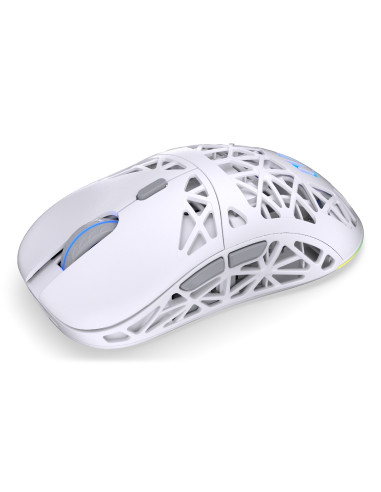 Endorfy Liv Plus Wireless Onyx White Myszka Gaming Oburęczny Bluetooth Optyczny 26000 Dpi