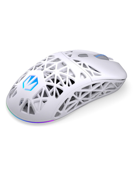 Endorfy Liv Plus Wireless Onyx White Myszka Gaming Oburęczny Bluetooth Optyczny 26000 Dpi