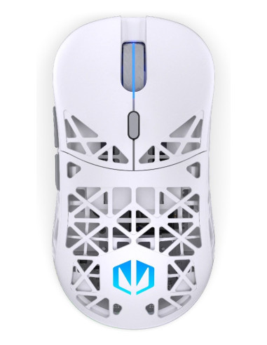 Endorfy Liv Plus Wireless Onyx White Myszka Gaming Oburęczny Bluetooth Optyczny 26000 Dpi