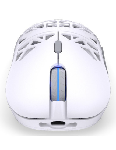 Endorfy Liv Plus Wireless Onyx White Myszka Gaming Oburęczny Bluetooth Optyczny 26000 Dpi