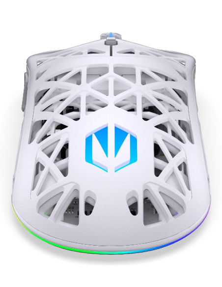 Endorfy Liv Plus Wireless Onyx White Myszka Gaming Oburęczny Bluetooth Optyczny 26000 Dpi