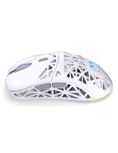 Endorfy Liv Plus Wireless Onyx White Myszka Gaming Oburęczny Bluetooth Optyczny 26000 Dpi