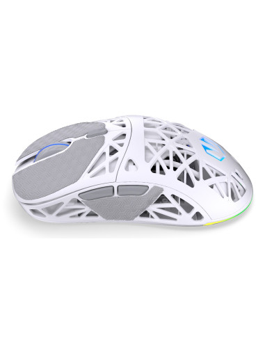 Endorfy Liv Plus Wireless Onyx White Myszka Gaming Oburęczny Bluetooth Optyczny 26000 Dpi
