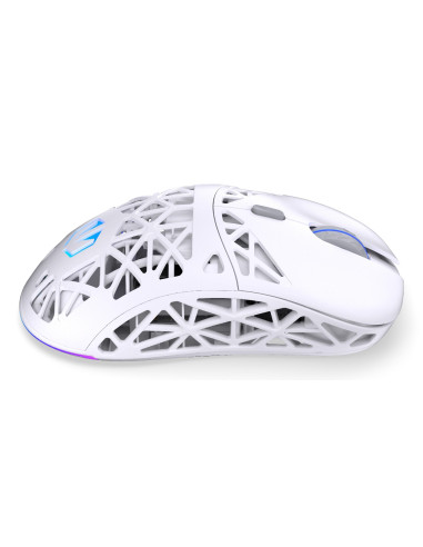 Endorfy Liv Plus Wireless Onyx White Myszka Gaming Oburęczny Bluetooth Optyczny 26000 Dpi