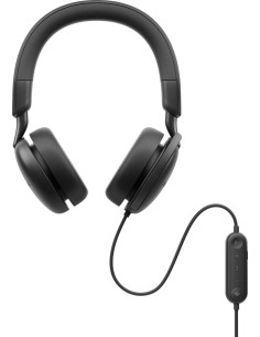 Dell Wh5024 Zestaw Słuchawkowy Przewodowa Opaska Na Głowę Połączenia/Muzyka Usb Type-C Czarny