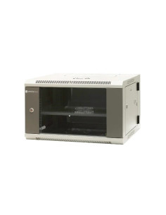 Emiternet Szafa Wisząca Dzielona 19" 6U, Drzwi Blacha/Szkło, 600×550×370Mm Szer./Gł./Wys.