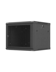 Lanberg Szafa Instalacyjna Rack Wisząca 19" 9U 600X600 Czarna Drzwi Perforowane (Flat Pack) 2