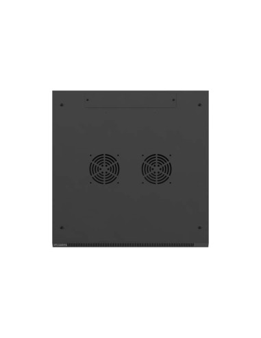 Lanberg Szafa Instalacyjna Rack Wisząca 19" 9U 600X600 Czarna Drzwi Perforowane (Flat Pack)