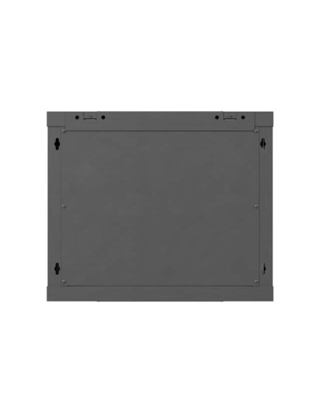 Lanberg Szafa Instalacyjna Rack Wisząca 19" 9U 600X600 Czarna Drzwi Perforowane (Flat Pack)