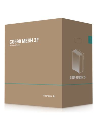 Deepcool Cg590 Mesh 2F Midi Tower Czarny