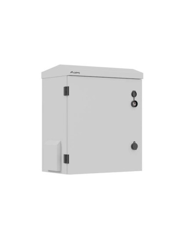 Lanberg Szafa Rack Wisząca 10" Hermetyczna Ip55 Montaż Na Ścianie/Słupie 420X300X500 Szara (Złożona)
