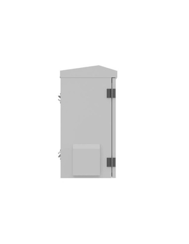 Lanberg Szafa Rack Wisząca 10" Hermetyczna Ip55 Montaż Na Ścianie/Słupie 420X300X500 Szara (Złożona)