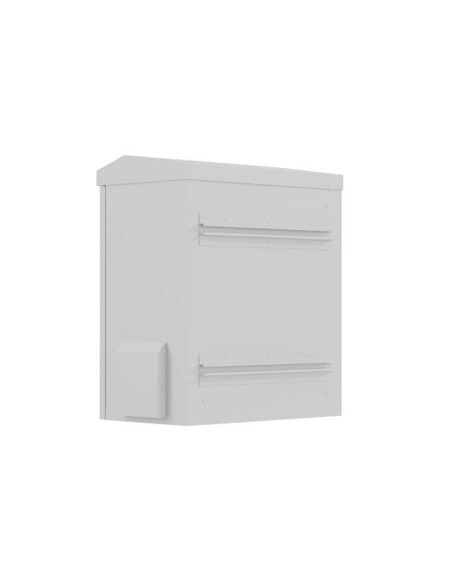 Lanberg Szafa Rack Wisząca 10" Hermetyczna Ip55 Montaż Na Ścianie/Słupie 420X300X500 Szara (Złożona)