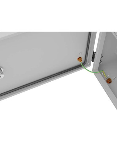 Lanberg Szafa Rack Wisząca 10" Hermetyczna Ip55 Montaż Na Ścianie/Słupie 420X300X500 Szara (Złożona)